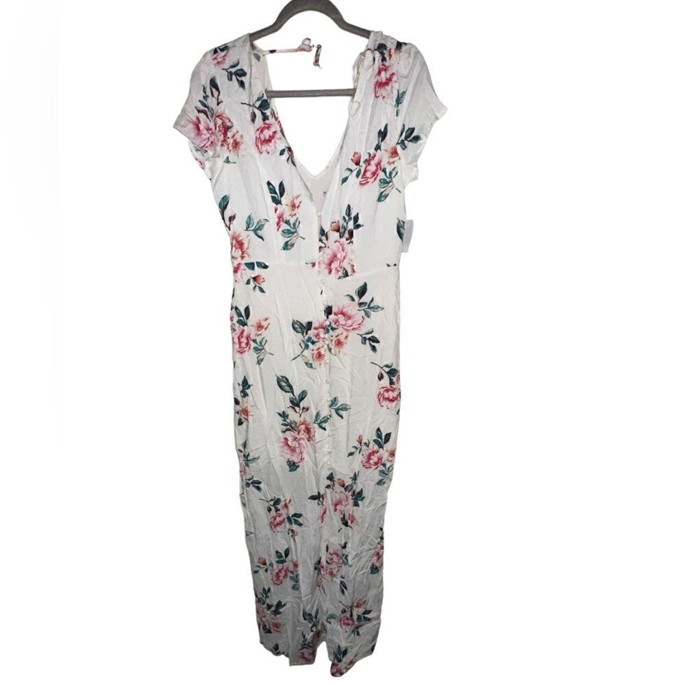 Charlotte Russe floral maxi dress L